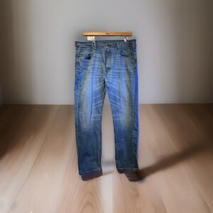 Levi’s 505 Men’s Jeans W40 L32 Regular Fit Straight Leg Blue Denim Zip Fly